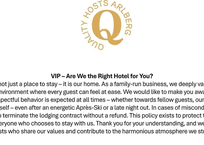 酒店 Quality Hosts Arlberg - Anton